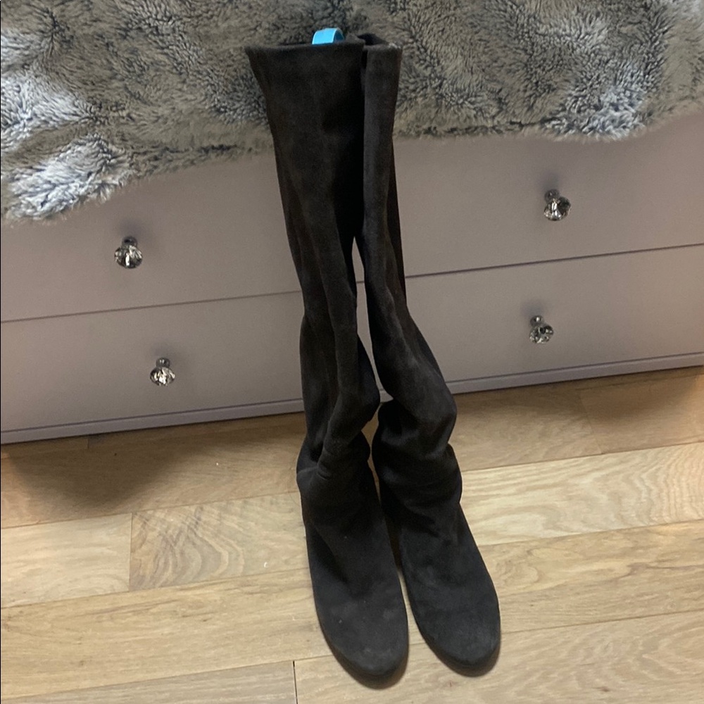Stuart Weitzman Black Over the Knee Boots